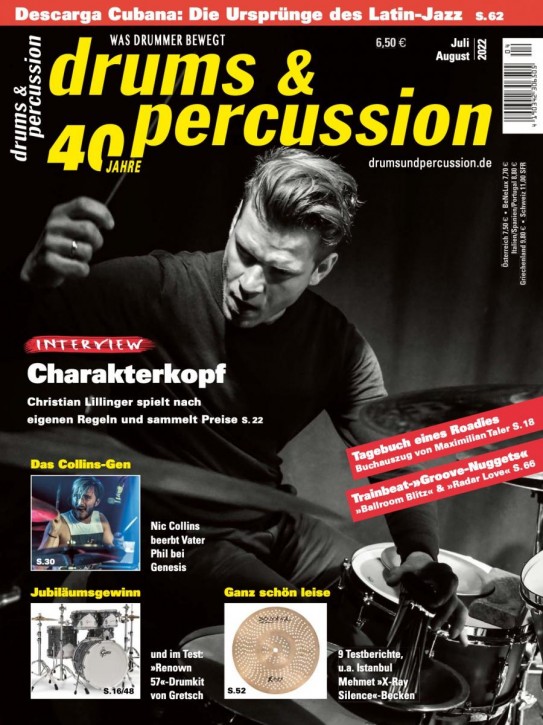 drums&percussion Juli/August 2022 gedruckte Ausgabe