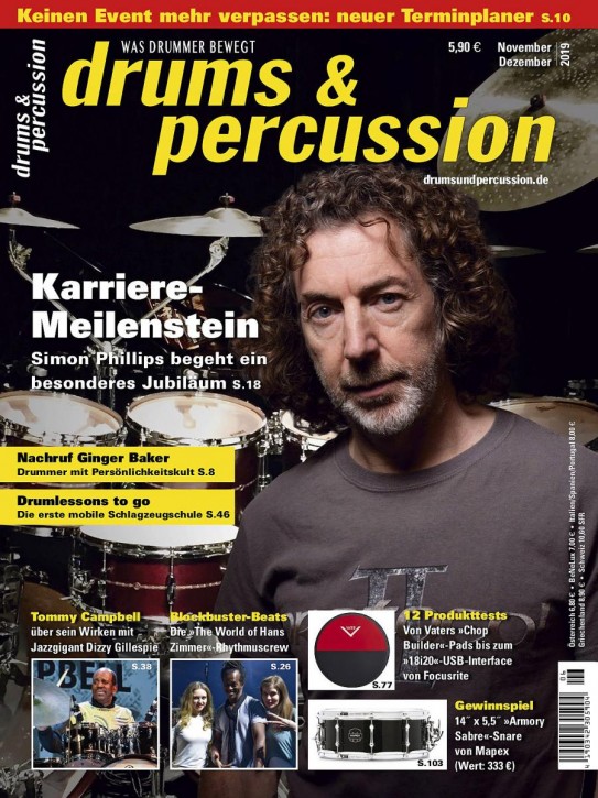 drums&percussion November/Dezember 2019 E-Paper