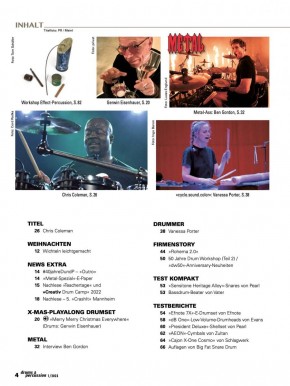 drums&percussion Januar/Februar 2023 gedruckte Ausgabe