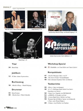 drums&percussion März/April 2022 gedruckte Ausgabe