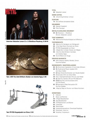 drums&percussion März/April 2023 gedruckte Ausgabe