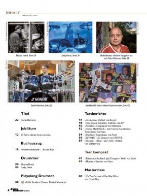 drums&percussion Mai/Juni 2022 gedruckte Ausgabe