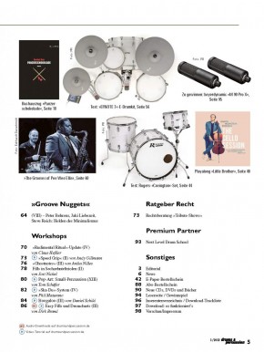 drums&percussion Mai/Juni 2022 gedruckte Ausgabe