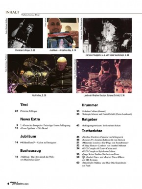 drums&percussion Juli/August 2022 gedruckte Ausgabe