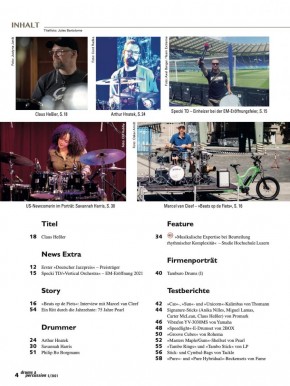 drums&percussion September/Oktober 2021 gedruckte Ausgabe