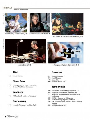 drums&percussion September/Oktober 2022 gedruckte Ausgabe