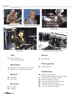 drums&percussion November/Dezember 2021 gedruckte Ausgabe